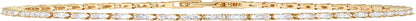 PAVOI 14K Gold Plated 3Mm Cubic Zirconia Classic Tennis Bracelet | Gold Bracelets for Women | Size 6.5-7.5 Inch Apparel & Accessories > Jewelry > Bracelets PAVOI Yellow Vermeil 7.5 Inches 
