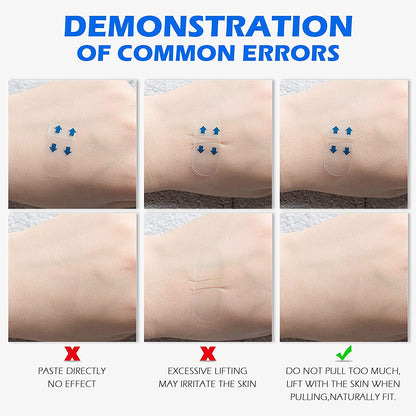 Face Lift Tape, High Elasticity and Waterproof Instant Face Lifting Sticker, Ultra-Thin Invisible Makeup Face Lift Tools for Hide Facial Wrinkles and Lifting Saggy Skin, 40 Pcs Health & Beauty > Personal Care > Cosmetics > Cosmetic Tools > Skin Care Tools Xshowsa   