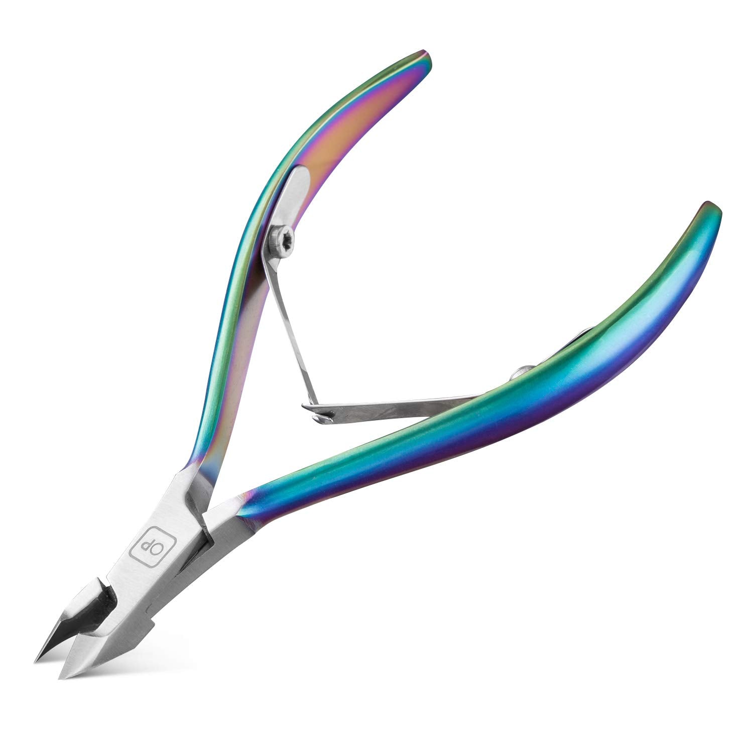 Cuticle Nippers Salon Grade for Manicurist Extremely Sharp Effortless Cuticle Trimmer Precise Clippers Pedicure Manicure Nail Care Tool, Opove X7 Mini, Space Gray Health & Beauty > Personal Care > Cosmetics > Cosmetic Tools > Nail Tools opove Chameleon  