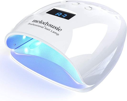 Melodysusie UV LED Nail Lamp True 54W Professional Nail Dryer for Gel Nail Polish Curing Lamp with 3 Timer Setting, Automatic Sensor, LCD Display, Detachable Tray Nail Art Tools Accessories Health & Beauty > Personal Care > Cosmetics > Cosmetic Tools > Nail Tools MelodySusie 54.0 Watts  