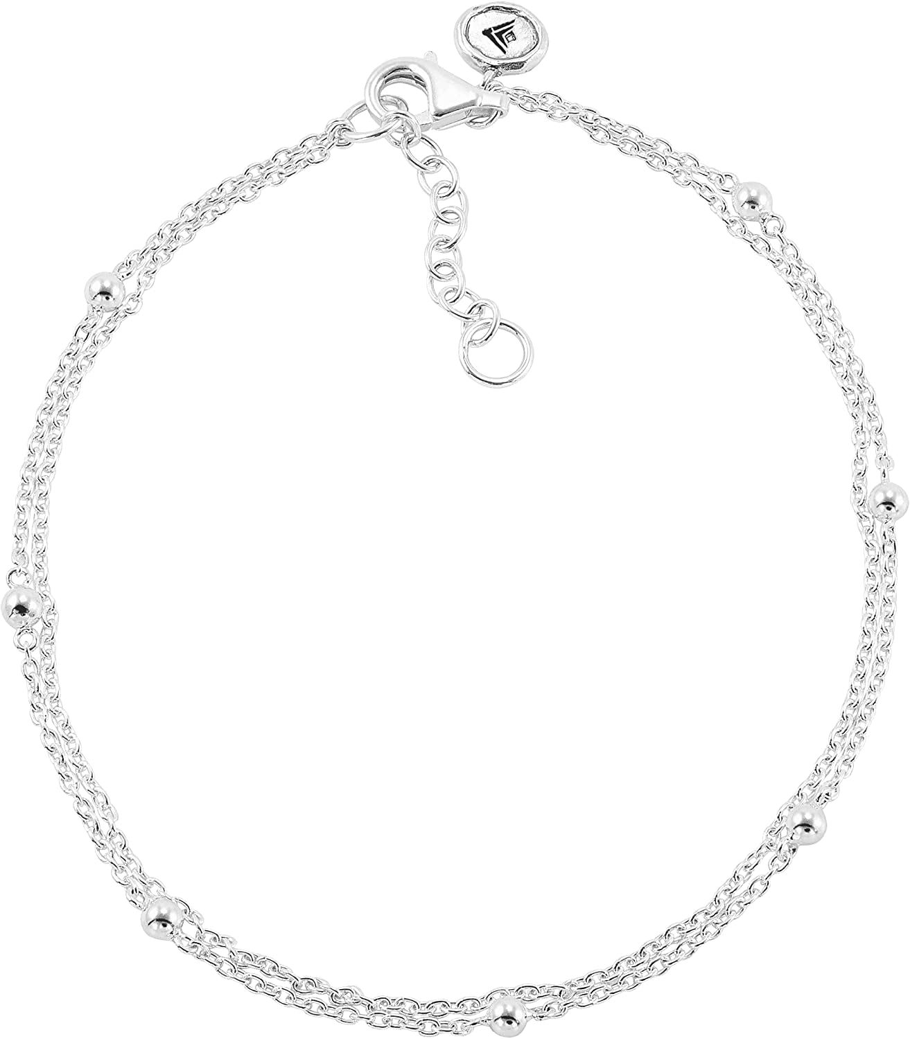 Silpada .925 Sterling Silver Anklet, Ankle Bracelet for Women, Jewelry Gift Idea, Bohemian Chic', 9" + 1" Apparel & Accessories > Jewelry > Anklets Richline Group   