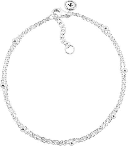 Silpada .925 Sterling Silver Anklet, Ankle Bracelet for Women, Jewelry Gift Idea, Bohemian Chic', 9" + 1" Apparel & Accessories > Jewelry > Anklets Richline Group   