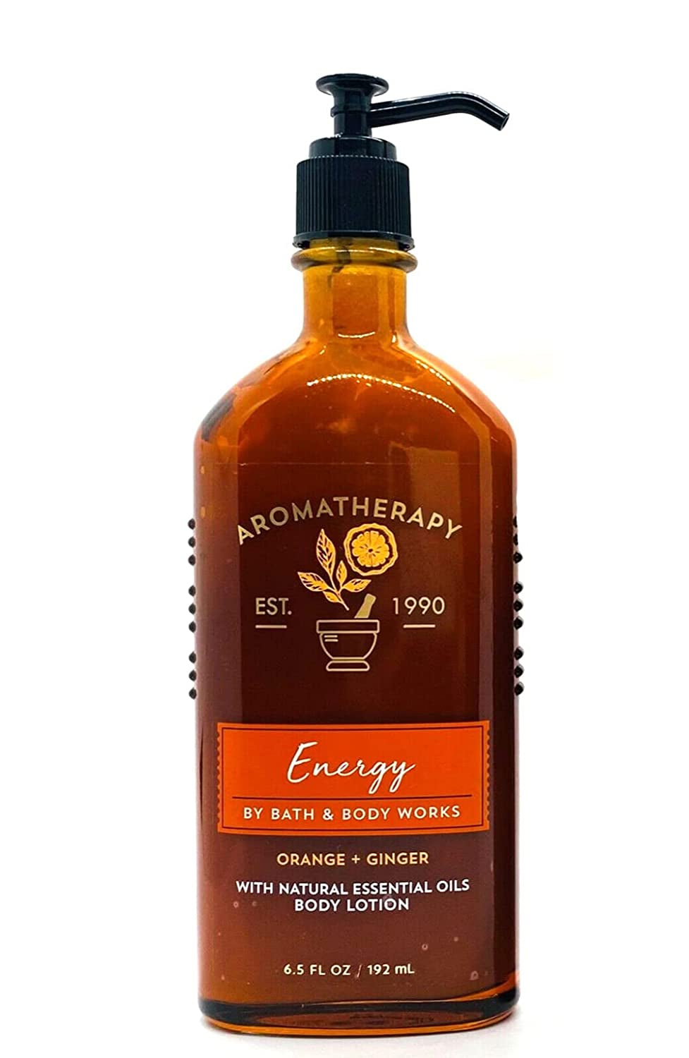 Bath & Body Works Aromatherapy Energy - Orange + Ginger Body Lotion, 6.5 Fl Oz, 3-Pack Health & Beauty > Personal Care > Cosmetics > Bath & Body Bath & Body Works 6.5 Fl Oz (Pack of 1)  