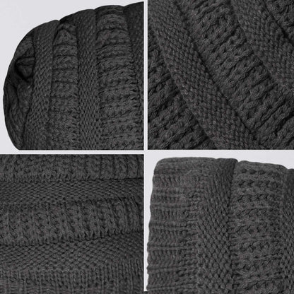 Ousipps 2 Pack Winter Hats for Men Women, Baggy Mens Beanies for Winter Ski Snow Skull Hats Black Beanie for Men and Women Apparel & Accessories > Clothing Accessories > Hats Ousipps   