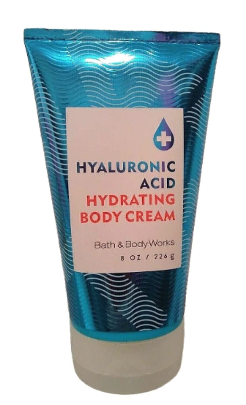 Bath and Body Works WATER Hyaluronic Acid Hydrating Body Cream 8 Ounce Health & Beauty > Personal Care > Cosmetics > Bath & Body Bath & Body Works   