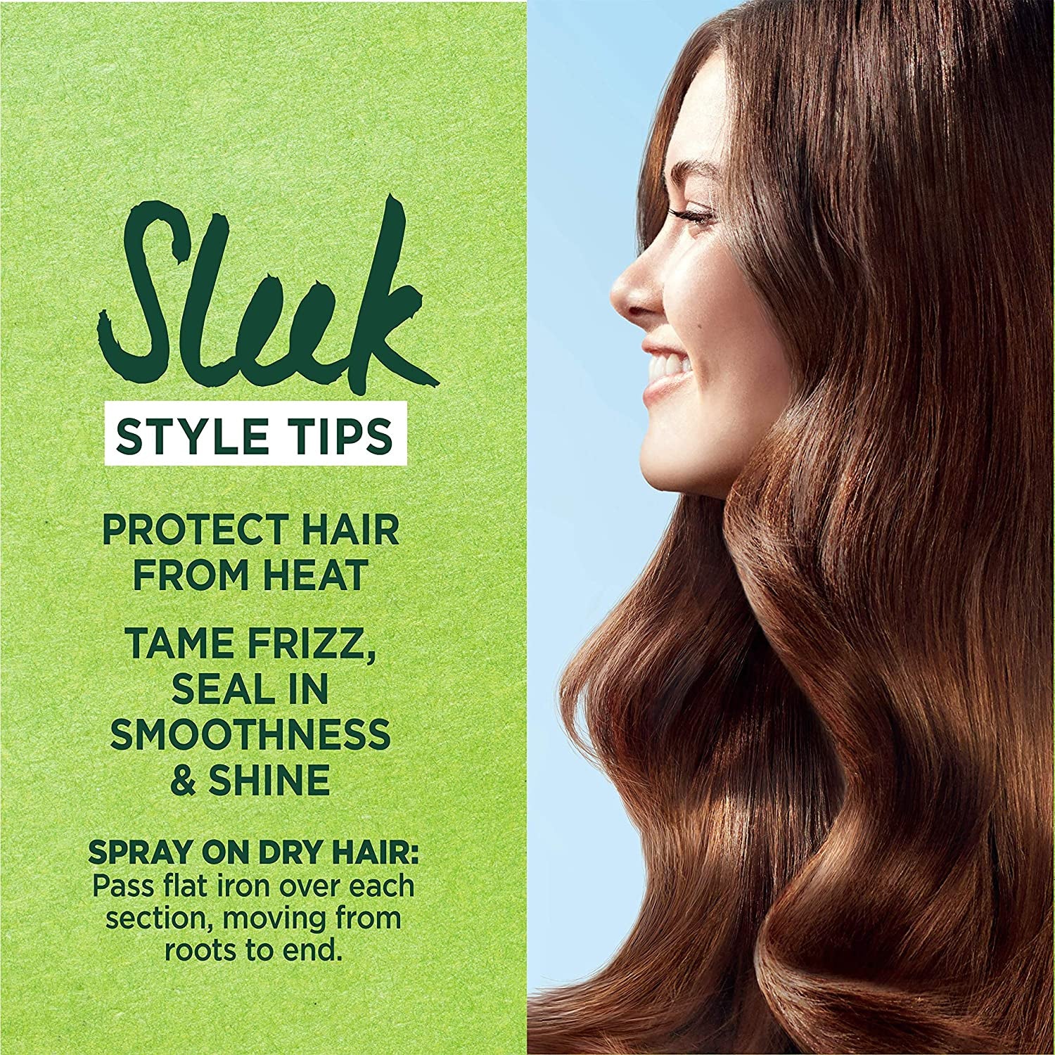 Garnier Hair Care Fructis Style Flat Iron Perfector Straightening Mist Sleek, 2 Count Health & Beauty > Personal Care > Hair Care Garnier   