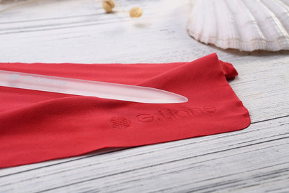 Crystal Nail File with Austria Crystals – G.Liane Professional Nail File in Case Manicure Pedicure Kit for Natural Nails Acrylic Nails Gels Nails Manicure Tools for Home and Salon (Red Bubble) Health & Beauty > Personal Care > Cosmetics > Cosmetic Tools > Nail Tools G.Liane   
