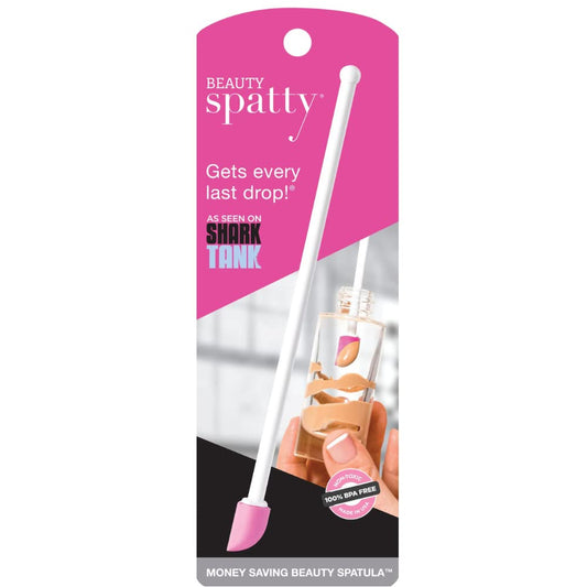 The Spatty Last Drop Beauty Spatula | Spatty Makeup Spatula Tool | Flexible and Reusable | 6 Inch Spatty | Pink Health & Beauty > Personal Care > Cosmetics > Cosmetic Tools > Makeup Tools Spatty   