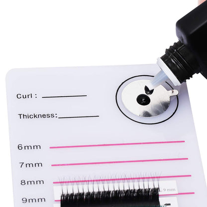 Eyelash Extension Supplies Acrylic Lashes-Holder Pad Eye Individual Lashes Makeup Tools Palette 1Pcs Lash Extension Glue Pallet Holder Card Professional Salon Use by GEMERRY Health & Beauty > Personal Care > Cosmetics > Cosmetic Tools > Makeup Tools GEMERRY   