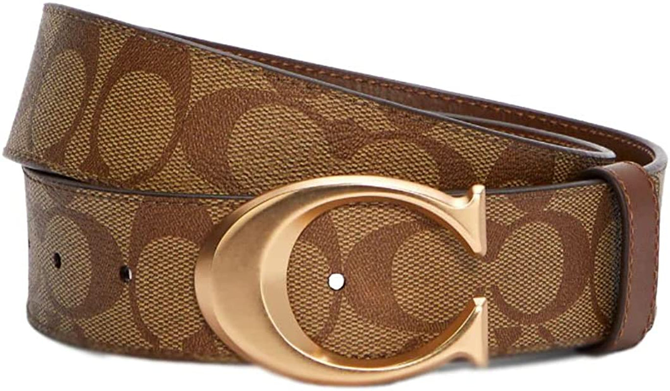 Coach Women'S Signature Buckle Belt, 38 Mm Apparel & Accessories > Clothing Accessories > Belts COACH   