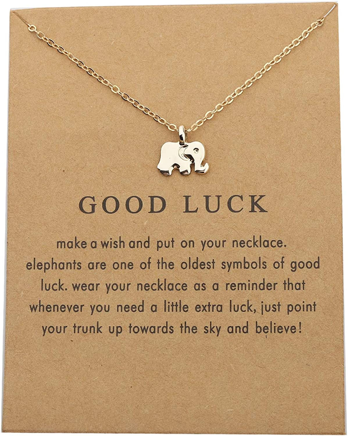 MYOSPARK Elephant Keychain Don'T Forget How Strong You Are Inspirational Gift for Graduate Elephant Lovers Apparel & Accessories > Jewelry > Necklaces MYOSPARK Elephant Necklace  