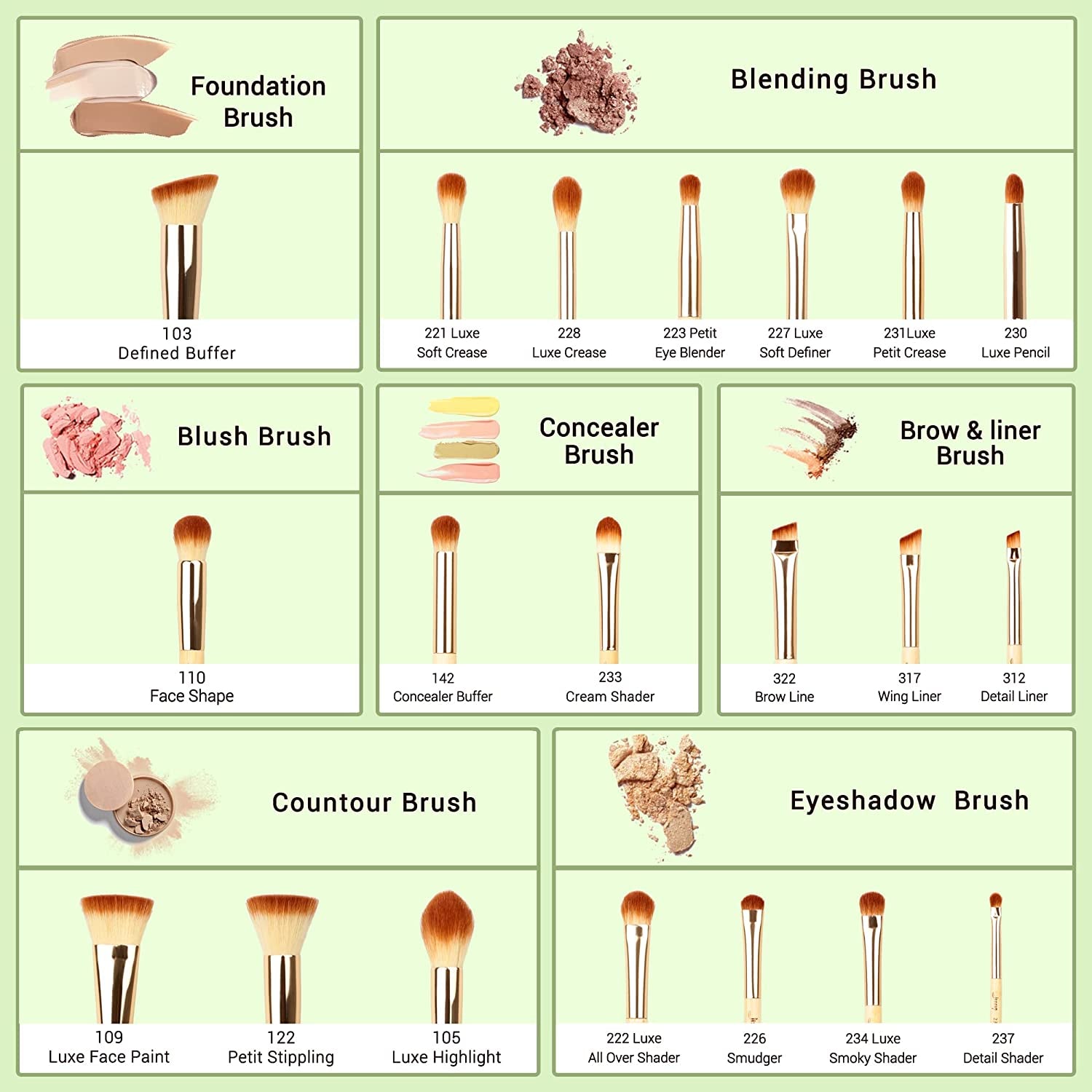 Jessup Brand 20Pcs Beauty Bamboo Professional Makeup Brushes Set Make up Brush Tools Kit Foundation Powder Brushes Eye Shader T145 Health & Beauty > Personal Care > Cosmetics > Cosmetic Tools > Makeup Tools Jessup   