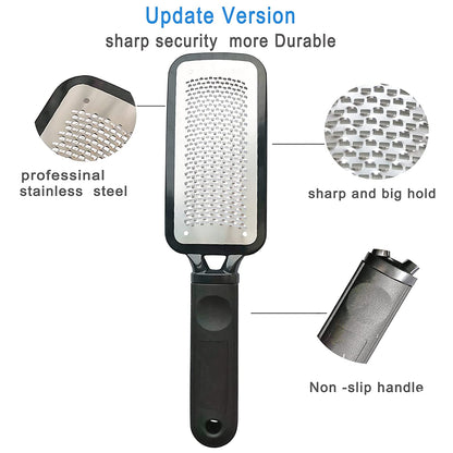 Colossal Foot Scraper Foot File Callus Remover and Foot Rasp by Bodfppc,Professional Stainless Steel Foot Care Pedicure Tool for Dry and Wet Feet,Exfoliating, Removing Calluses and Dead Skin Health & Beauty > Personal Care > Foot Care BODFPPC   