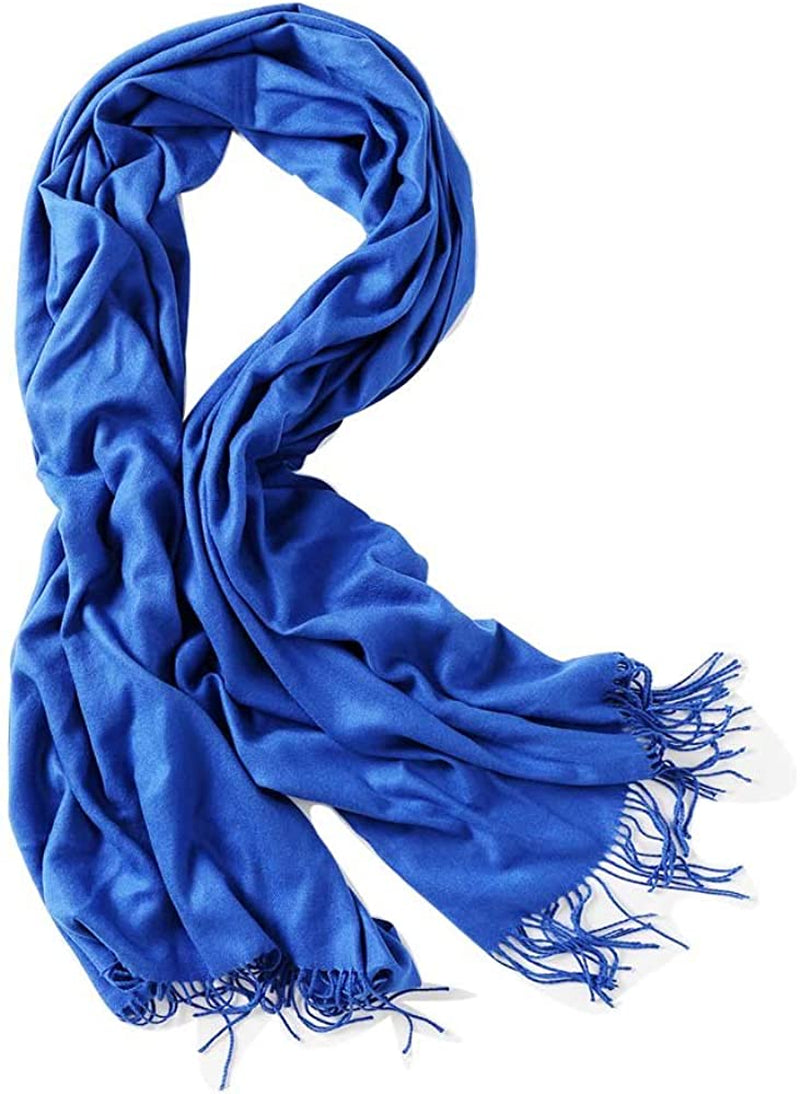 Bellonesc Cashmere Scarf Shawls for Women and Men Apparel & Accessories > Clothing Accessories > Scarves & Shawls Beillonesc Blue  