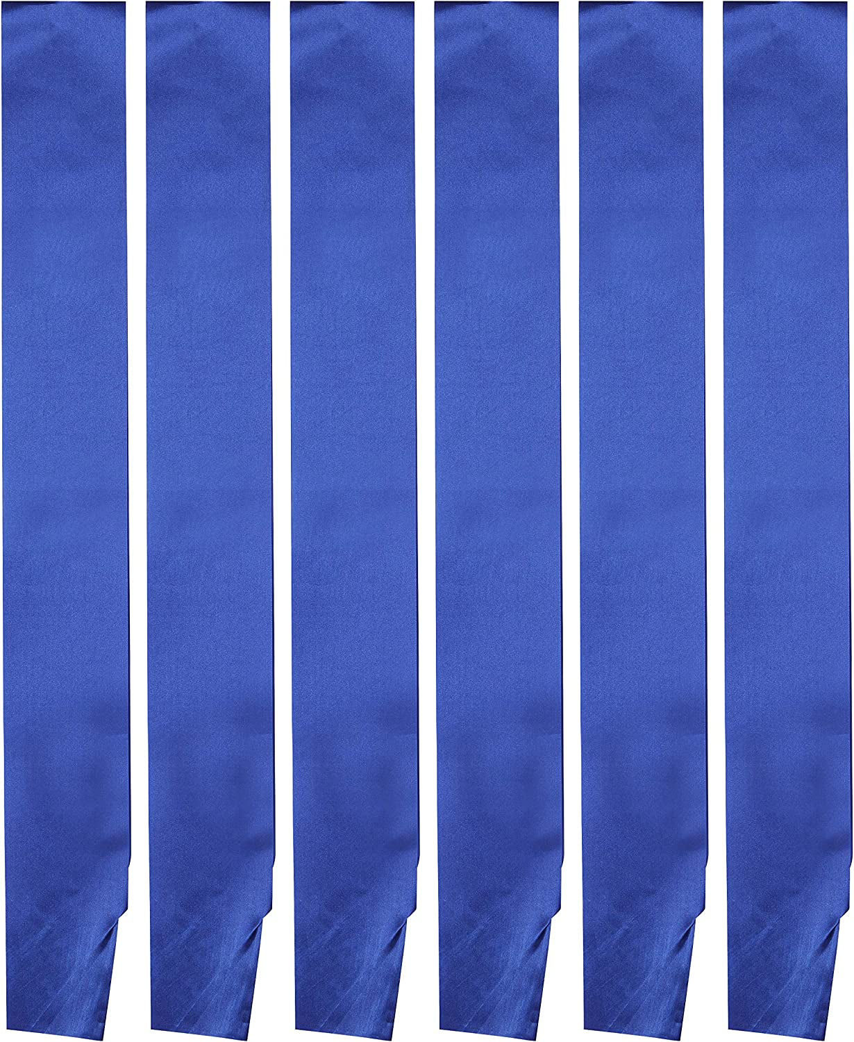 I-MART Blank Satin Sash, Princess, Beauty Queen, Homecoming, Winner, Mayor, Make Your Own Pins, Party Plain Pageant Sashes (Pack of 6 - Black) Apparel & Accessories > Clothing Accessories > Sashes I-MART Pack of 6 - Blue  