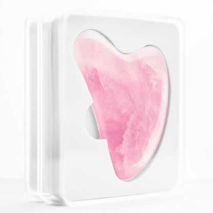 Rose Quartz and Jade Gua Sha Massage Tool for Facial Massage, Green Aventurine, Authentic Gua Sha Stones for Lymphatic Drainage Health & Beauty > Personal Care > Cosmetics > Cosmetic Tools > Skin Care Tools INOTKA   