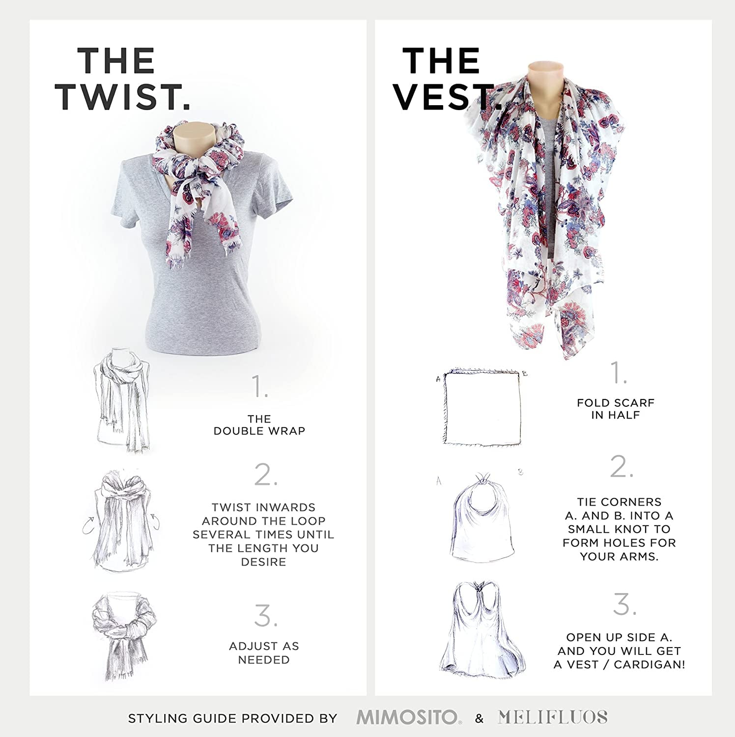 Scarf for Women Lightweight Geometric Fashion Spring Fall Winter Scarves Shawl Wraps Apparel & Accessories > Clothing Accessories > Scarves & Shawls MELIFLUOS DESIGNED IN SPAIN   