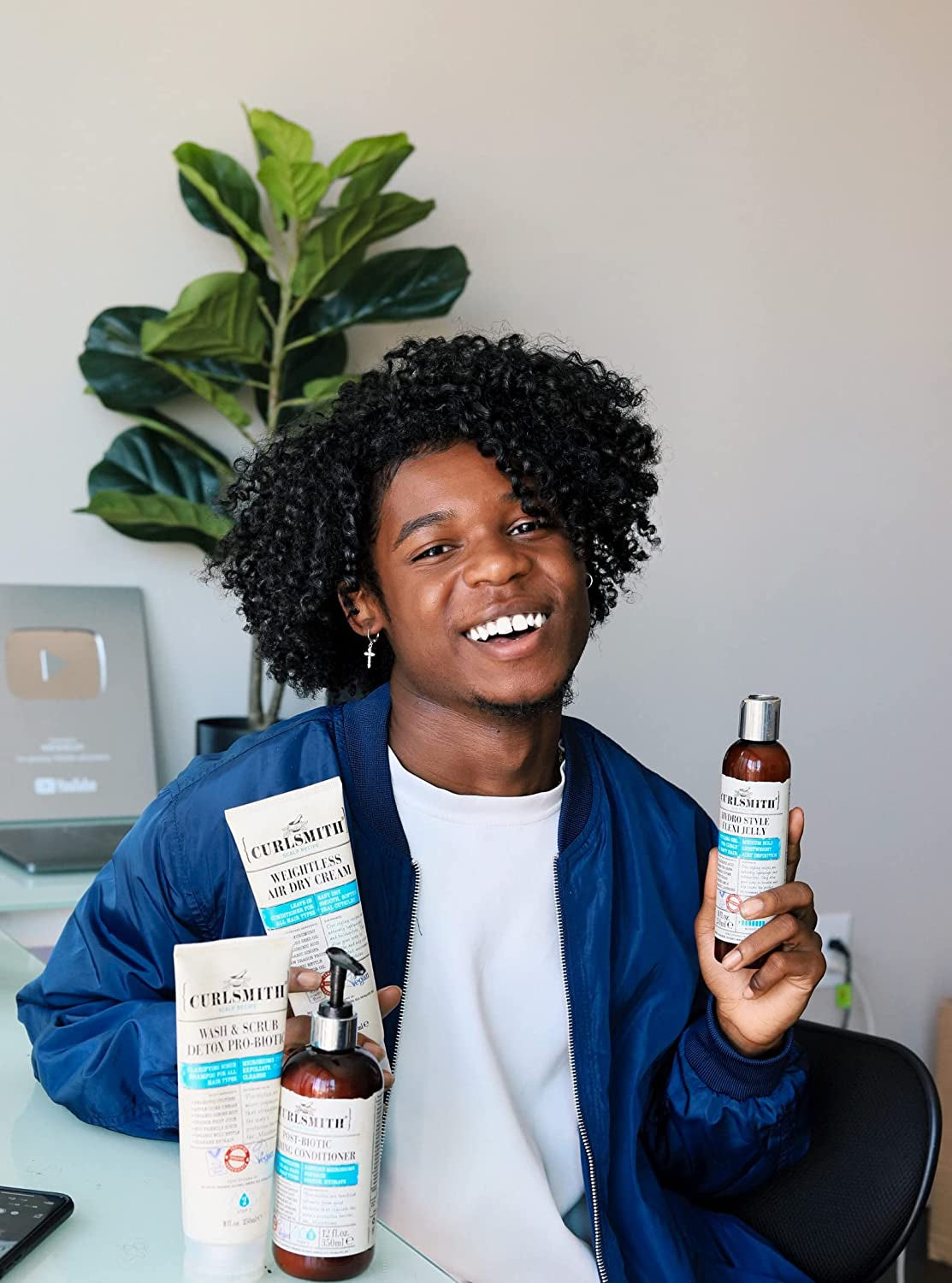 Curlsmith - Detox Kit - Vegan Microbiome Scalp System for Any Hair Type (2 X 12 Fl Oz, 1 X 8 Fl Oz) Health & Beauty > Personal Care > Hair Care CURLSMITH   