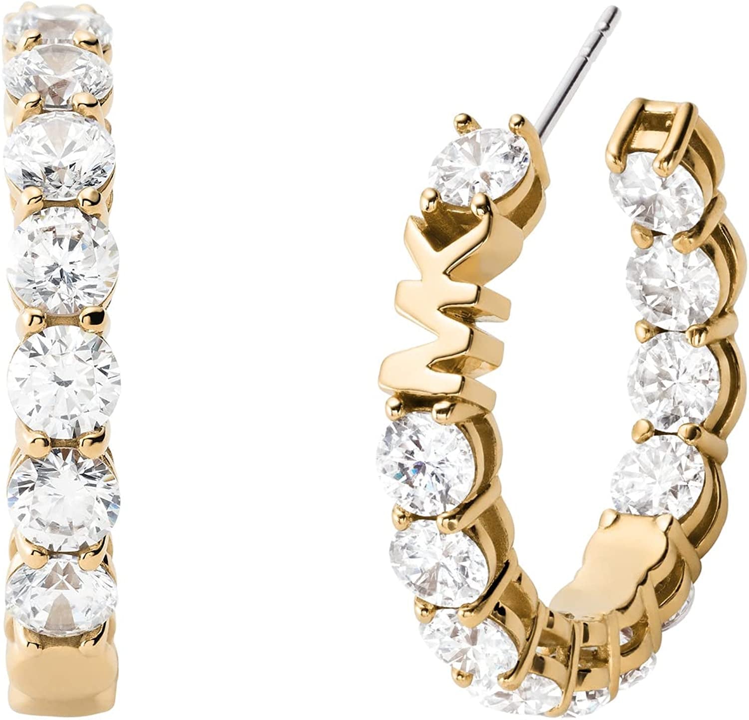 Michael Kors Women'S Gold-Tone Brass Hoop Earring (Model: MKJ7310710) Apparel & Accessories > Jewelry > Earrings Michael Kors   