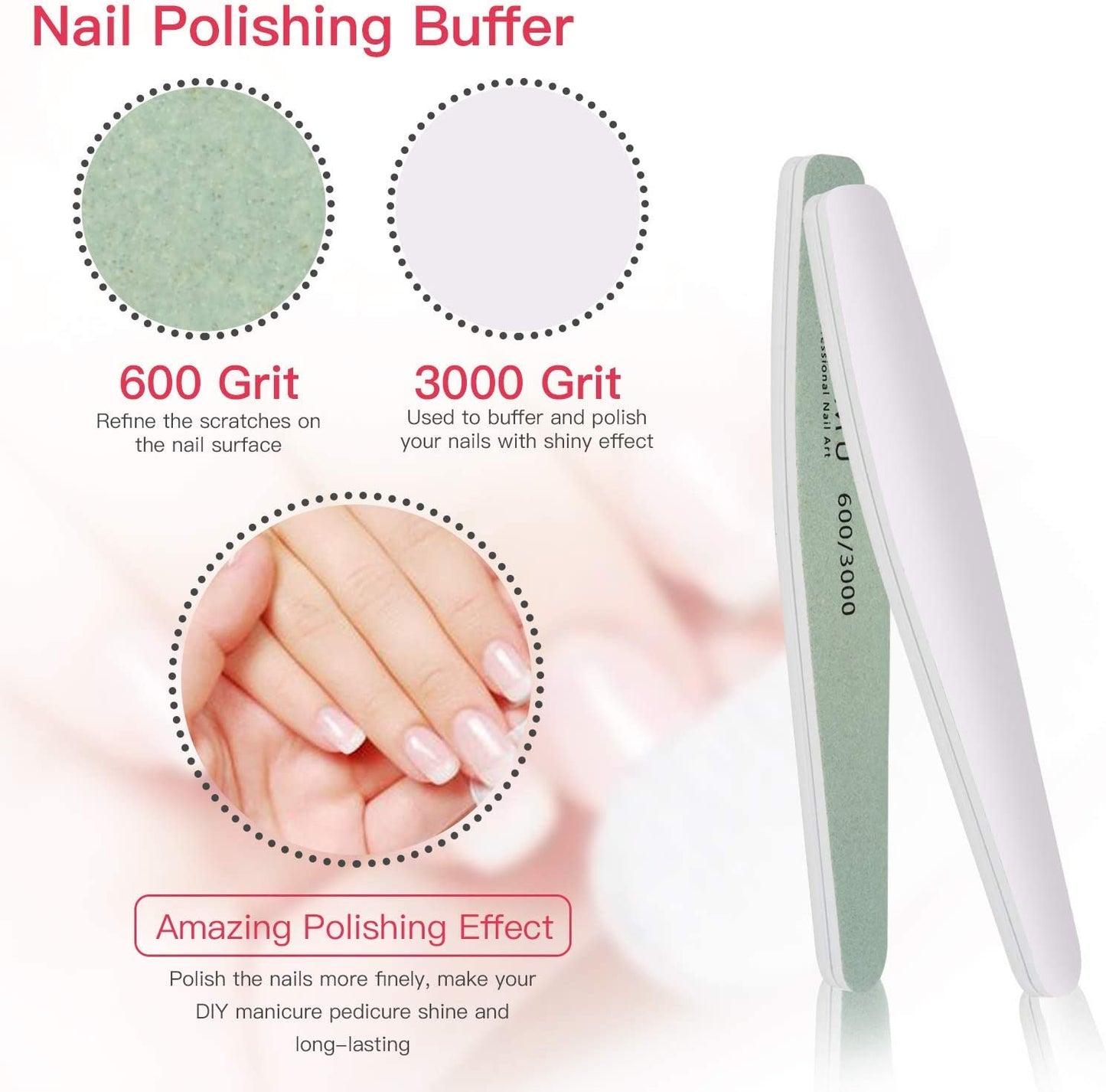 Manicure Set for Women Girls, Professional Nail File Kit Pedicure Set Nail Art Tools Nail Files Buffers Nail Care Grooming Salon Set 12 in 1, Manicure Kit Toenail Clippers Foot Care with Storage Box Health & Beauty > Personal Care > Foot Care Wainbowa   