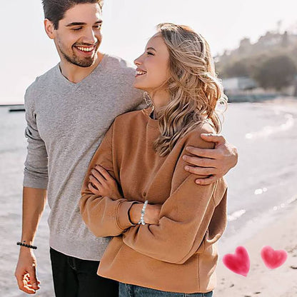 Magnetic Bracelets for Couples King&Queen Crown His and Her Bracelets Heart Matching Bracelets Long Distance Relationship Gifts for Boyfriend and Girlfriend on Anniversary Couples Jewelry for Women Men Apparel & Accessories > Jewelry > Bracelets Ymeeaa   