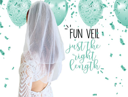 Bride to Be 3Pc Sash Set - Sophisticated & Fun Party Favor for Bachelorette Party, Bridal Shower & Wedding Party (3Pc Set, White & Teal (Font #2)) Apparel & Accessories > Clothing Accessories > Sashes Bachelorette to Bride   