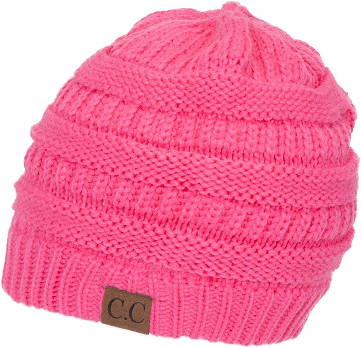 C.C Women'S Beanie Apparel & Accessories > Clothing Accessories > Hats C.C Candy Pink One Size 