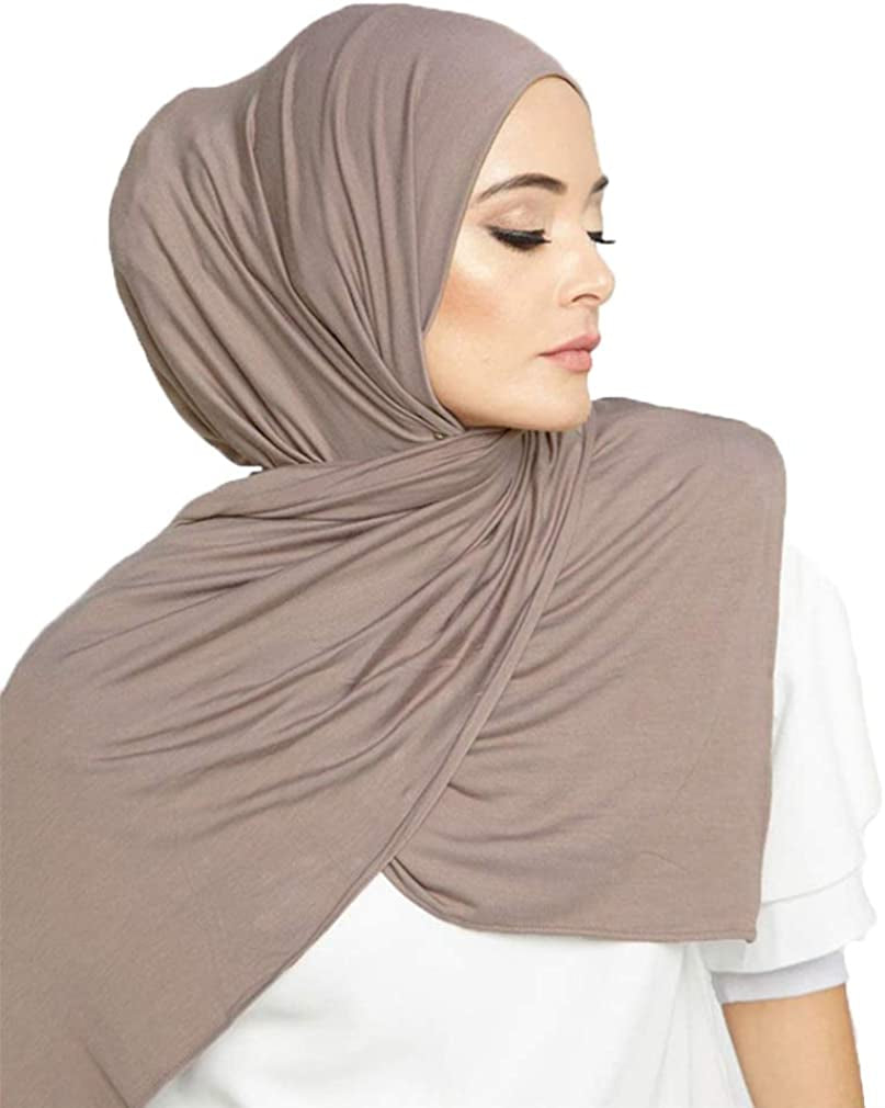 Hophor Soft Stretch Head Wrap Scarfs Long Turban Head Wrap Tie for Women Apparel & Accessories > Clothing Accessories > Bandanas & Headties Hophor   