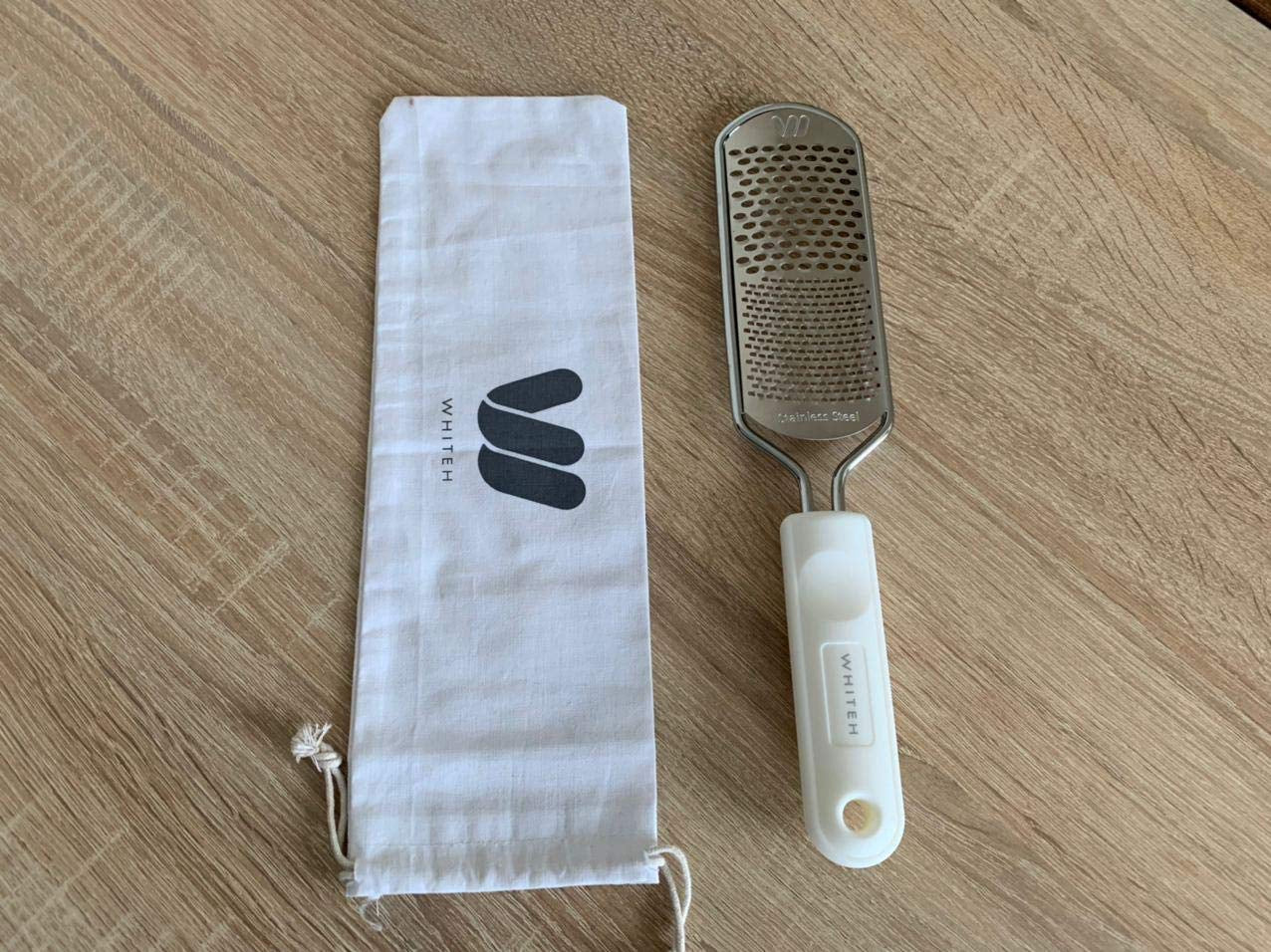 Colossal Foot Rasp Foot File and Callus Remover, Best Foot Care Pedicure Metal Surface Tool to Remove Hard Skin, Can Be Used on Both Wet and Dry Feet, Surgical Grade Stainless Steel File Health & Beauty > Personal Care > Foot Care Whiteh   