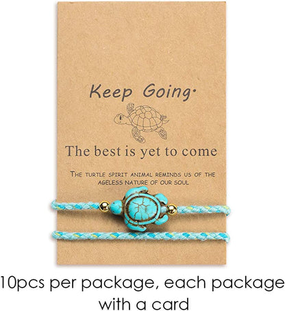Jeka Waterproof Sea Turtle Anklets for Women Men Rope Friendship Handmade Adjustable Boho Beach Jewelry Gifts Apparel & Accessories > Jewelry > Anklets JEKA JEWELRY   