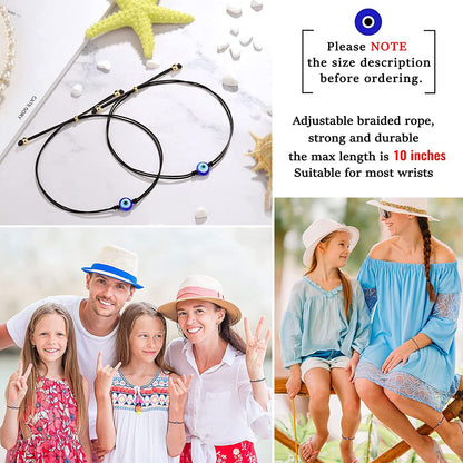 Evil Eye Bracelets/ Anklet Protection Ojo Turco Handmade String Bracele for Women Men Family Apparel & Accessories > Jewelry > Anklets UNGENT THEM   