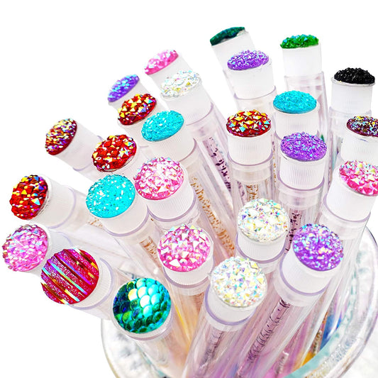 I-Laesh 50 Pcs Lash Brush Eyelash Brushes for Eyelash Extensions Spoolies Cleaning Mascara Wands Tube Diamond Disposable Makeup Tool Applicator Set Sanitary Extension Supplies (Assorted Color) Health & Beauty > Personal Care > Cosmetics > Cosmetic Tools > Makeup Tools i-laesh 50pcs-Assorted 50 PCS 
