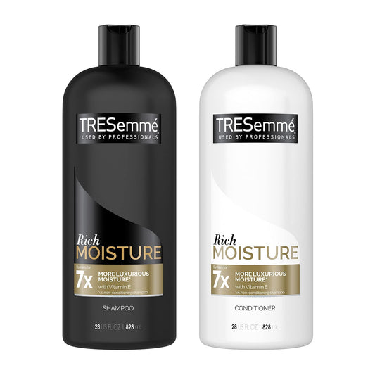 Tresemme Shampoo and Conditioner Set, Biotin Shampoo and Deep Conditioner with Vitamin E for Dry, Damaged Hair, Hair Care with Vitamins 1 Health & Beauty > Personal Care > Hair Care TRESemmé With Vitamins 1 28 Fl Oz (Pack of 2) 