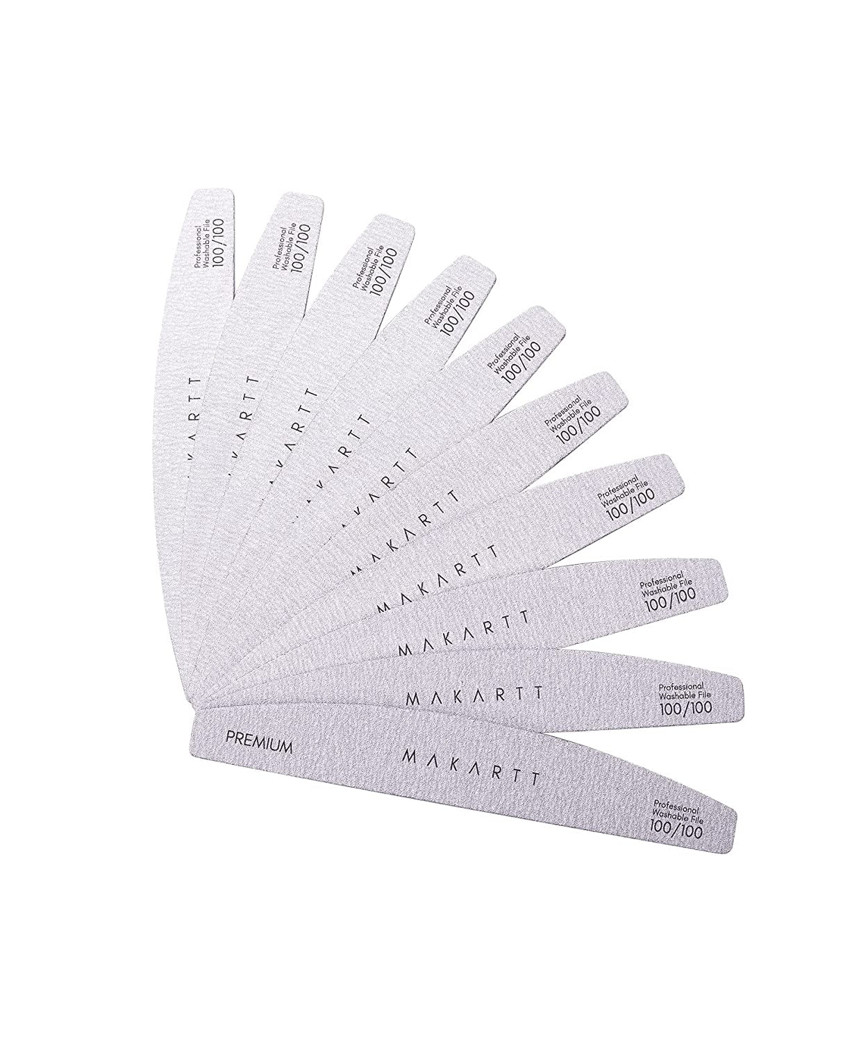 Makartt Nail File Zebra Nail Files 100 100 Grit for Acrylic Nails Poly Nail Gel Emery Boards for Nails Doubled Sides Washable 10 Nail File Kit Nail Art Manicure Pedicure Tools Health & Beauty > Personal Care > Cosmetics > Cosmetic Tools > Nail Tools Makartt   
