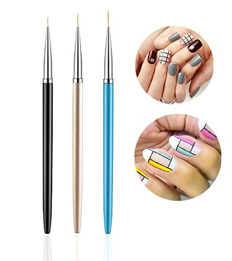 FULINJOY 5PCS Dotting Pens with 3 PCS Nail Painting Brushes, Nail Art Design Tools Health & Beauty > Personal Care > Cosmetics > Cosmetic Tools > Nail Tools FULINJOY   