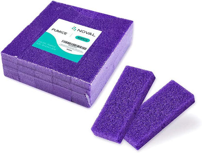 Disposable Pedicure Scrubber Callus Remover Pumice Stone for Foot Care Purple Coarse, 40 PCS Health & Beauty > Personal Care > Foot Care NOVAL 40.0 3.15x1.34x0.47 Inch (Pack of 40) 