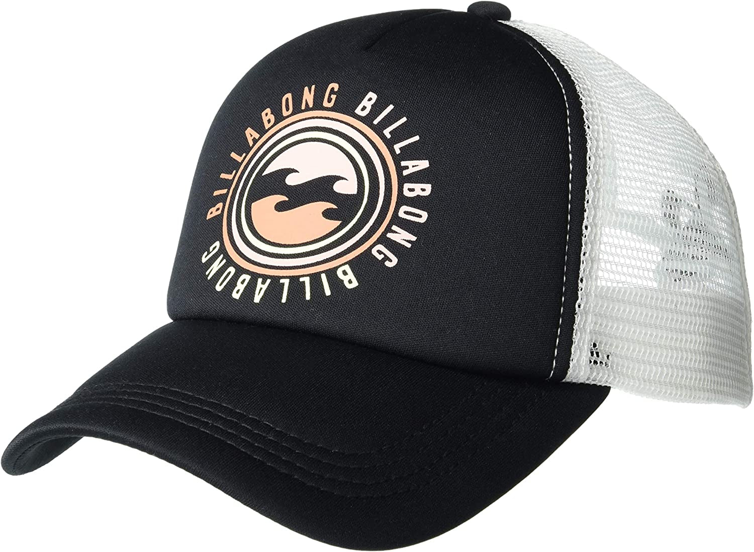 Billabong Women'S across Waves Adjustable Trucker Hat Apparel & Accessories > Clothing Accessories > Hats Billabong Black Flamingo One Size 