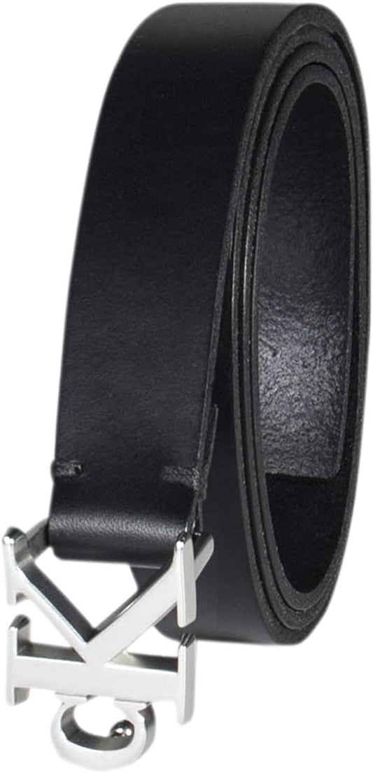 Calvin Klein Women'S Dress Casual Fashion Belts and Belt Bags Apparel & Accessories > Clothing Accessories > Belts Calvin Klein Black Plaque Medium 