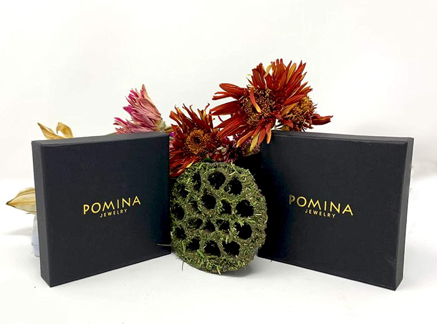 POMINA Lightweight Geometric Gold Silver Two Tone Hammered Dangle Drop Earrings Linked Circle Rectangle Oval Trendy Fashion Dangling Earrings for Women Apparel & Accessories > Jewelry > Earrings POMINA   