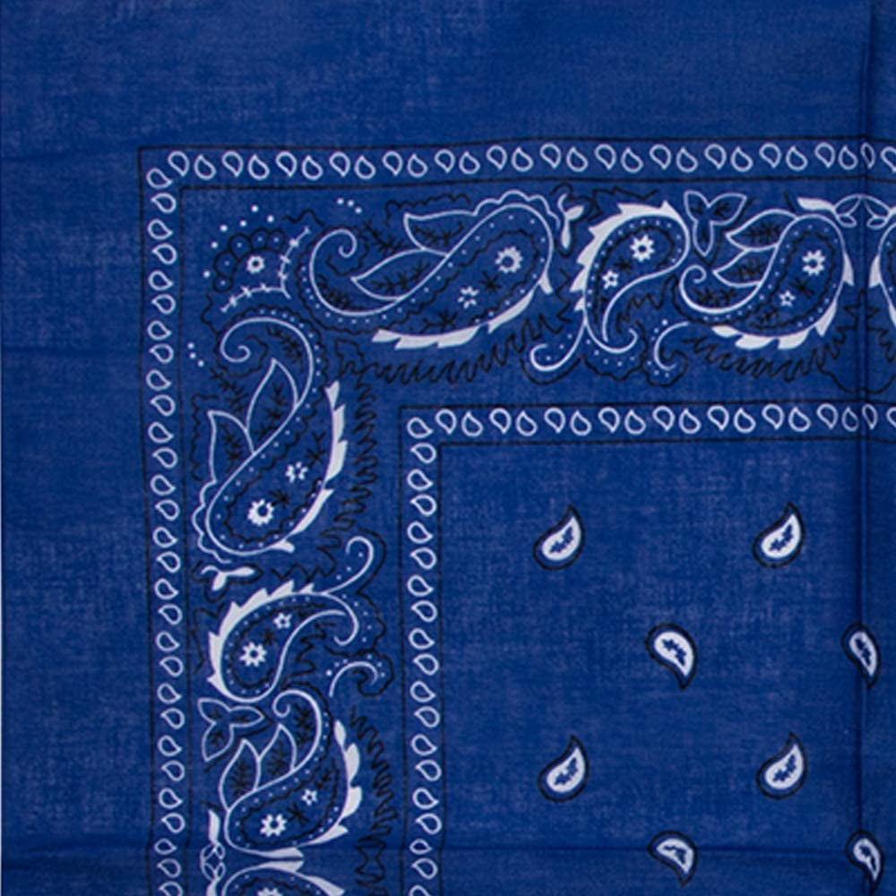 Lightweight Multicolored Cotton Bandana 12 Pack Apparel & Accessories > Clothing Accessories > Headwear Bioworld   