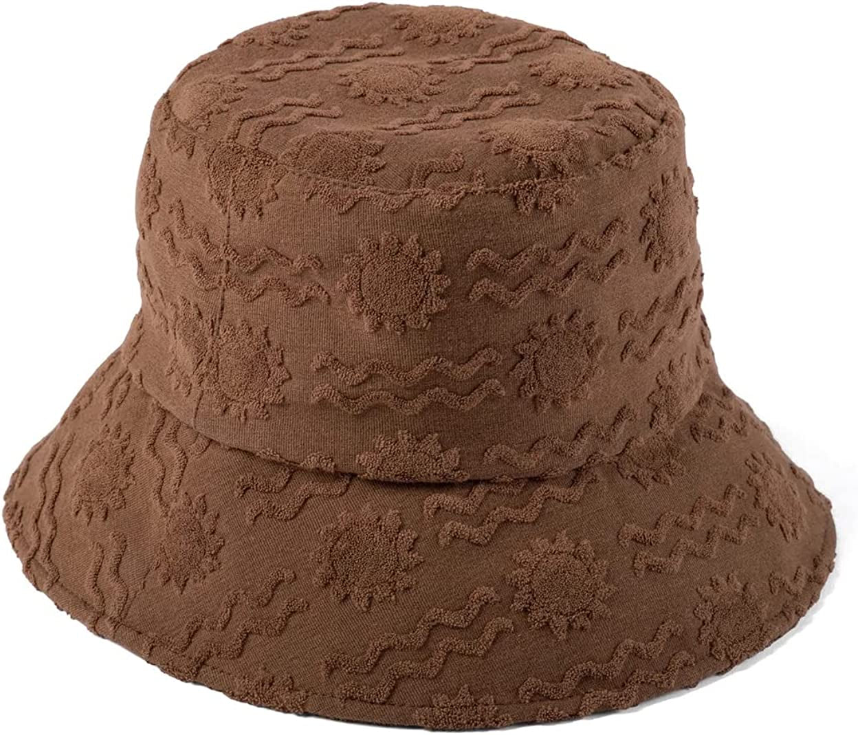 Lack of Color Women'S Wave Terrycloth Bucket Hat Apparel & Accessories > Clothing Accessories > Hats Lack of Color Coco Sunset Small-Medium 