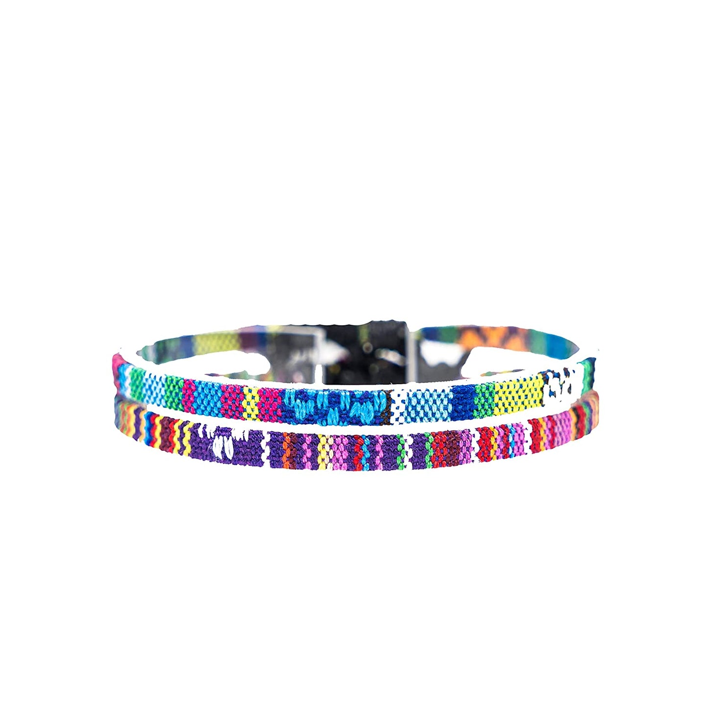 Surfer Beach Bracelet Set Men & Women - Braided Boho Summer Bracelets - Handmade Festival Jewelry - 100% Waterproof & Adjustable - Friendship Gift - Ethnic Hippie Style (Black & Ruby Red) Apparel & Accessories > Jewelry > Bracelets Made by Nami Turquoise & Deep Multi  