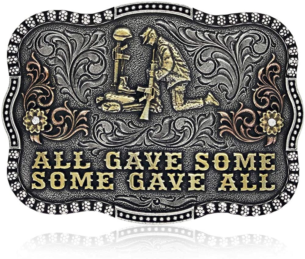 Montana Silversmiths 2Nd Amendment Series Attitude Western Belt Buckle Apparel & Accessories > Clothing Accessories > Belt Buckles Montana Silversmiths All Gave Some -Silver  