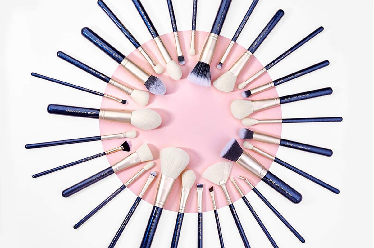 Jessup Brush Set Make up Brushes Powder Brush Face Lip Make-Up Brush Professional Beauty Brush Tools&Kits 30 Pcs Prussian Blue T470 Health & Beauty > Personal Care > Cosmetics > Cosmetic Tools > Makeup Tools Jessup   