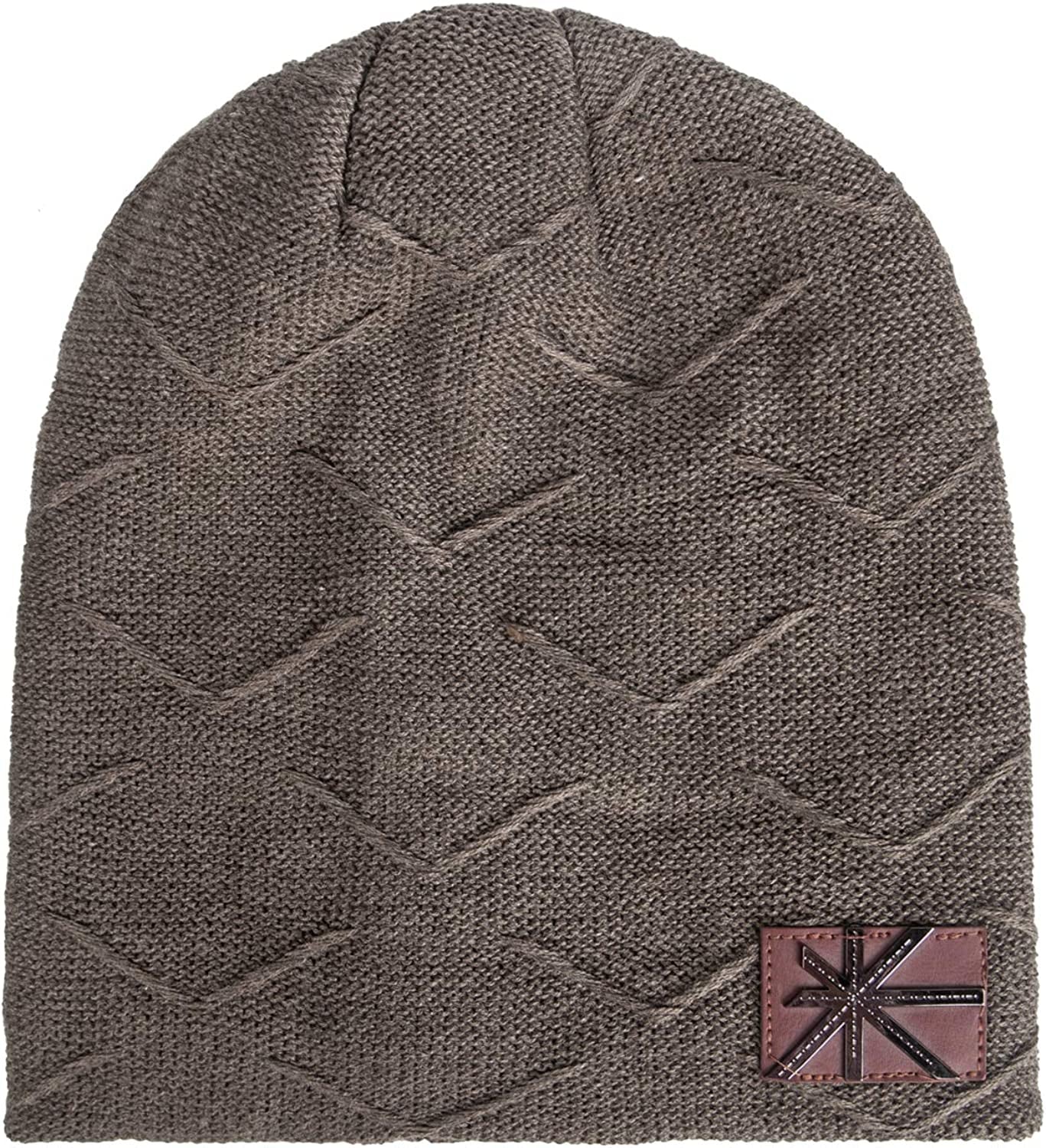 Ousipps 2 Pack Winter Hats for Men Women, Baggy Mens Beanies for Winter Ski Snow Skull Hats Black Beanie for Men and Women Apparel & Accessories > Clothing Accessories > Hats Ousipps   