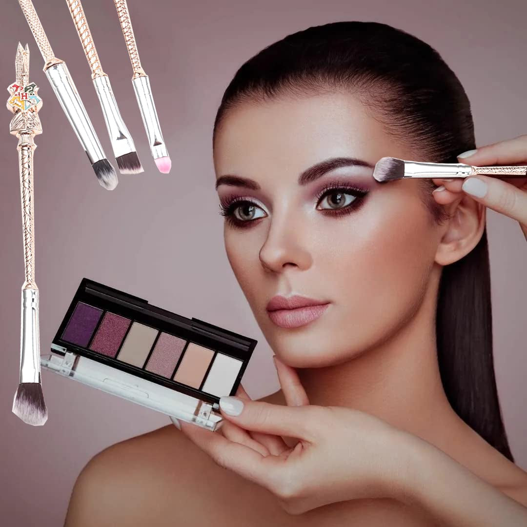 Potter Makeup Brushes, 5Sets Potter Makeup Brushes Magic for Foundation Eye Shadow Eyeliner Blending Pencil Lip Brush Beauty Tools Health & Beauty > Personal Care > Cosmetics > Cosmetic Tools > Makeup Tools LSKUIKDS   