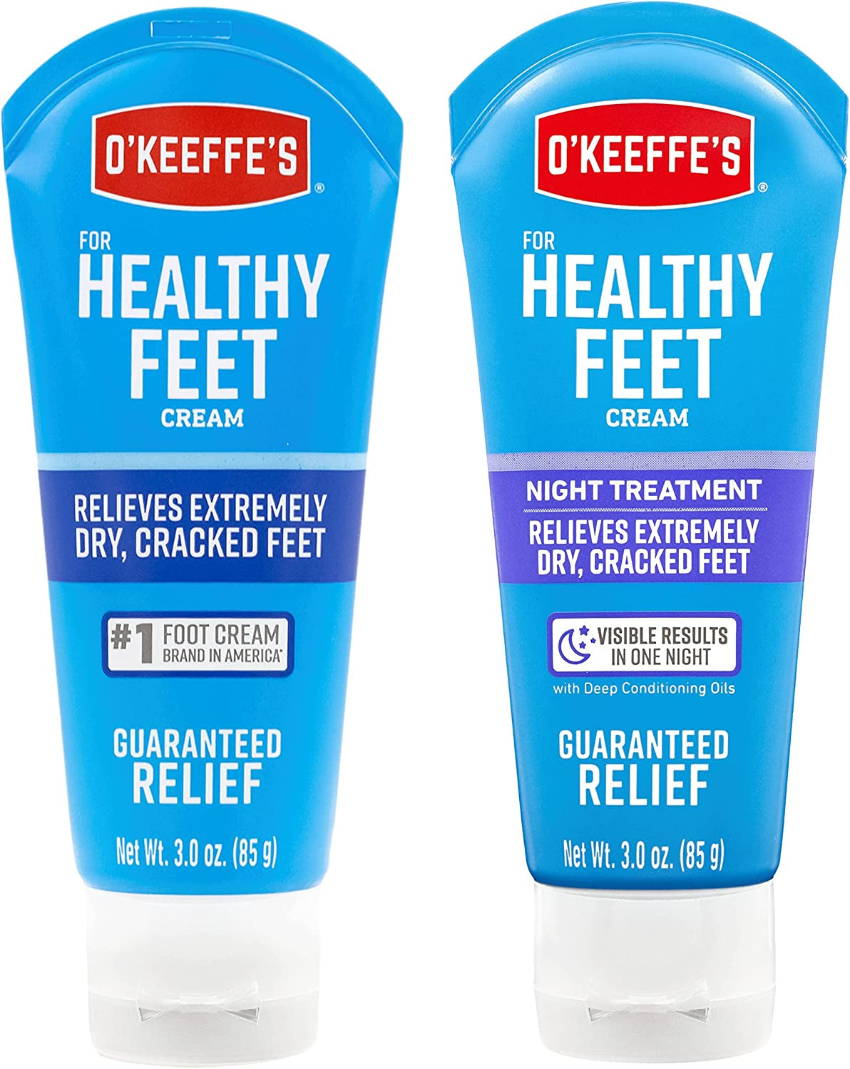O'Keeffe'S Healthy Feet Foot Cream, 3 Ounce Tube and Night Treatment Foot Cream, 3 Ounce Tube Health & Beauty > Personal Care > Foot Care O'Keeffe's   