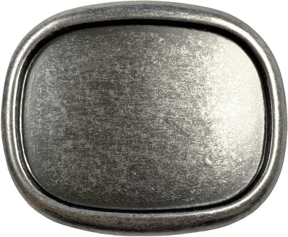 Replacement Belt Buckle Vintage Blank Plain Belt Buckle Fits 1-1/2"(38Mm) Belt Strap-Multi-Style Options Apparel & Accessories > Clothing Accessories > Belt Buckles Belts.com Type Buckle E - C243 Antique Silver 1-1/2" 