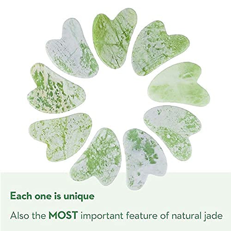 Kimkoo Gua Sha Tool,100% Real Natural Jade Stone,Massage Tool for Face and Body Health & Beauty > Personal Care > Cosmetics > Cosmetic Tools > Skin Care Tools kimkoo   