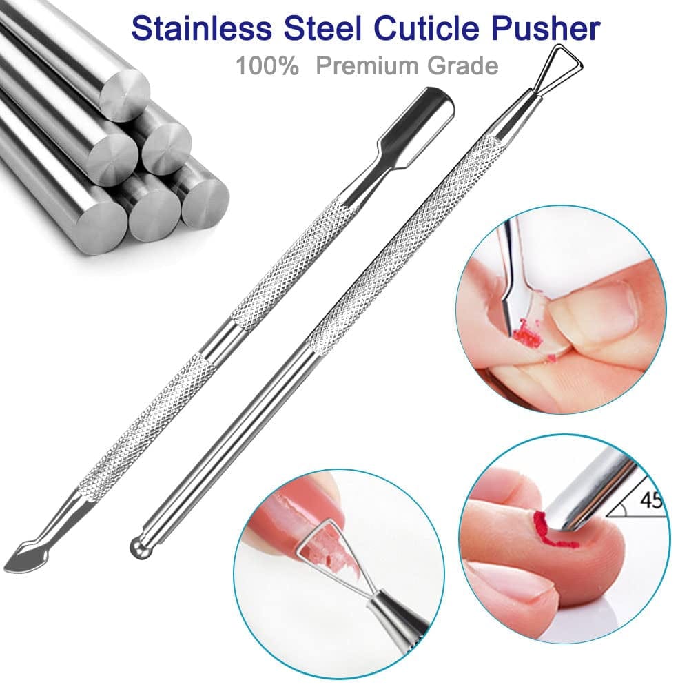 9PCS Cuticle Trimmer with Cuticle Pusher Set, Pingispower Professional Cuticle Nippers Cuticle Cutter and Cuticle Remover Tool, Premium Stainless Steel Cuticle Scissors Care Kit for Nails Health & Beauty > Personal Care > Cosmetics > Cosmetic Tools > Nail Tools Pingispower   